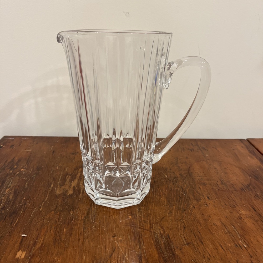 Vintage Antique Circa Mid Century Val Saint‎ Lambert Balmoral Pitcher Excellent